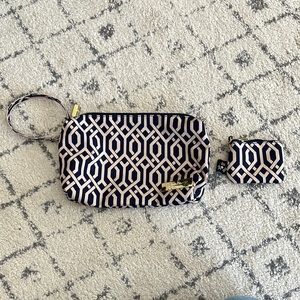 Ju-Ju-Be Be Quick and coin purse in Navigator print